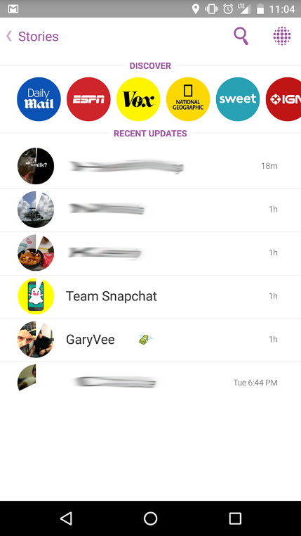 Snapchat-discover
